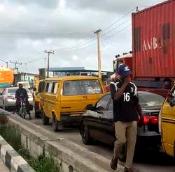 Tank farm operators, unions responsible  for Mile 2–Apapa traffic gridlock — Police