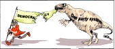 Cartoon: ‘Demonstration of craze’