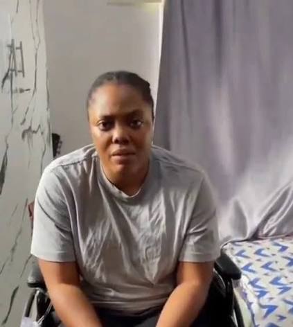 Video: ‘I can’t move my legs’ — Ex-corps member seeks help after NYSC accident