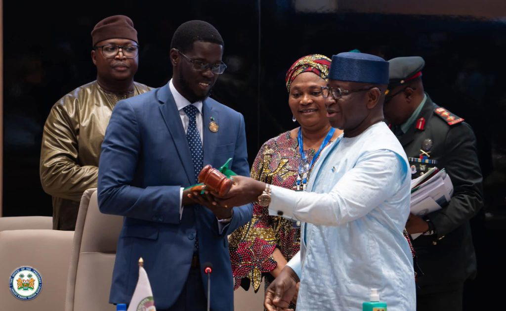 Diomaye Faye of Senegal appointed as the new chairman of ECOWAS