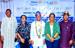 Ikoyi Rotary Club begins screening of 50,000 Lagos pupils for vision, hearing defects