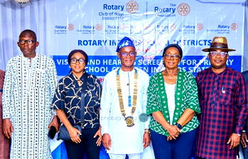 Ikoyi Rotary Club begins screening of 50,000 Lagos pupils for vision, hearing defects