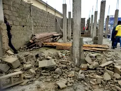 LASBCA partially demolishes illegal structures in Surulere