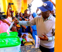 ‘Our people interested in choosing leaders’ – Okpebholo commends voters’ turnout in Edo LG election