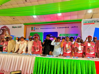 2027: Delta Central APC endorses Tinubu, Oborevwori, other candidates