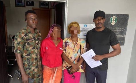 Navy transfers rescued victims of human trafficking to NAPTIP for assistance