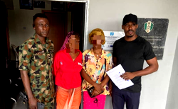 Navy hands over rescued human trafficking victims to NAPTIP