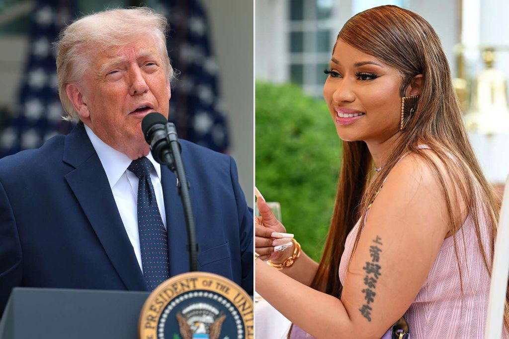 Trump calls Nicki Minaj ‘so hot’ during White House event