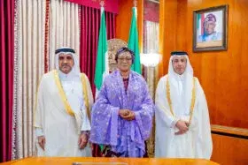 Tinubu tackling insecurity, First Lady assures Qatari envoy