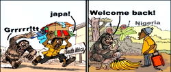 Cartoon: ‘Bros, welcome back to home of monkey business’