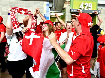 Swiss party into the night after reaching World Cup quarter-finals