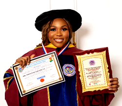 Tofunmi Akinseye bags Doctorate in media technology, PR management