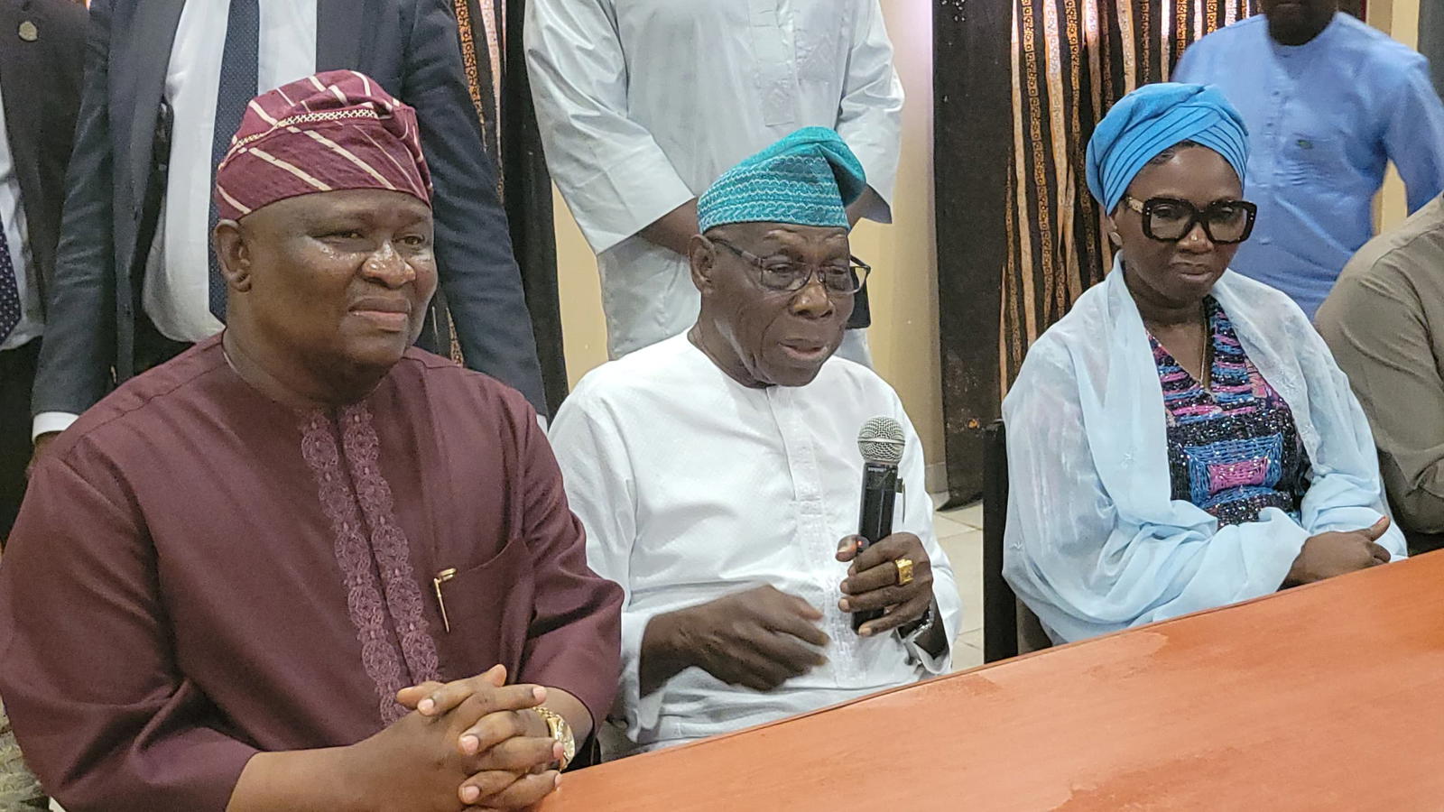 Ogun 2027: Adeola visits Obasanjo, Amosun, seeks support