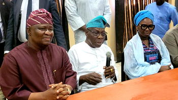 Ogun 2027: Adeola visits Obasanjo, Amosun, seeks support