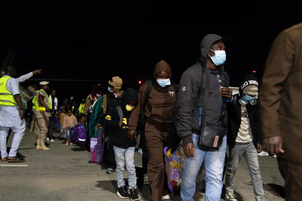 Photos: Another batch of Nigerians evacuated from S’Africa arrive Lagos