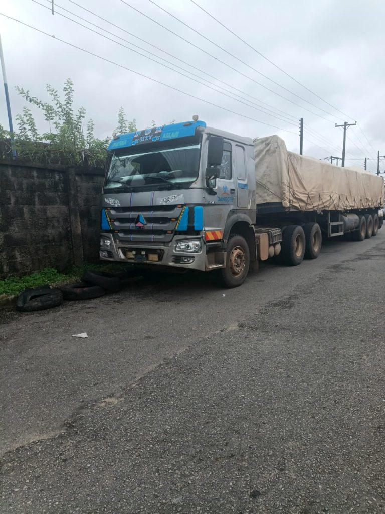 Conflicting accounts as truck crushes tricycle passenger to death in Yenagoa