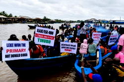 APC stakeholders protest, demand recognition of Akingboye as Reps primary winner