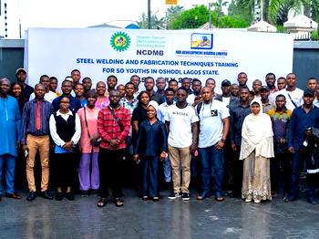 NCDMB, Firm train 50 Lagos Youths in steel welding, fabrication