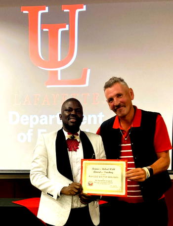 Celebrating Excellence in Teaching and Innovation: Congratulations to Kayode Victor Amusan