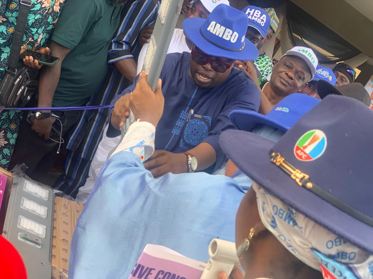 Osun Election: Oyebamiji flags off 500 solar street lights in Iwo