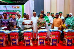 First lady launches RHI food bank, distributes items to vulnerable in Ondo