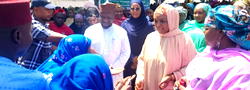 Borno First Lady, NEDC distribute fertiliser to 1,000 women farmers
