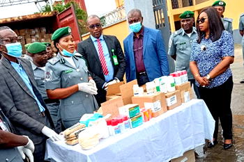 Customs hand over seized expired drugs to NAFDAC in Port Harcourt