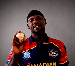 Nigerian cricket star Aghedo Eghosa Destiny, signs for Canadian Nationals Xtreme 11