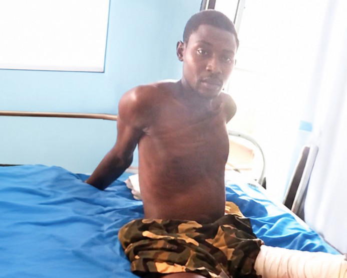 Family battles to save son allegedly shot during Army raid