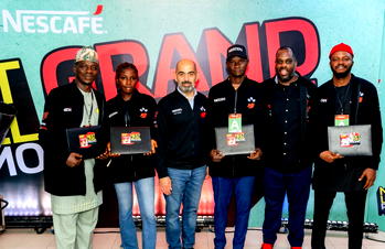Four Nigerians receive NESCAFÉ business support packages