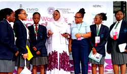 Five Premiere Academy students participate in FG’s Young Women Leadership Conference