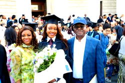 Photos: Wike’s daughter bags law degree from UK university