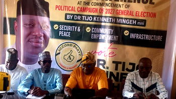 2027: Accord candidate unveils agenda, seeks closer egagement with Taraba constituents