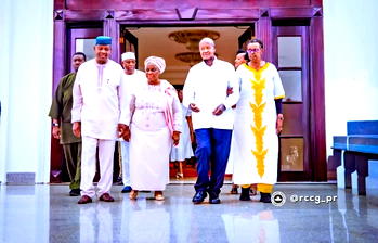 Ugandan President hosts RCCG General Overseer Adeboye, wife