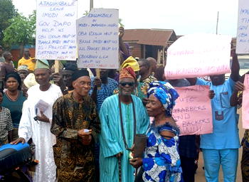 Ogun communities protest alleged activities of land grabbers