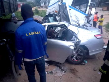Five die in Badagry expressway crash