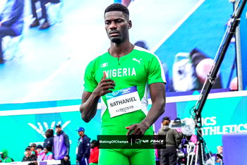Police celebrate as Corporal Nathaniel bags 400m hurdles gold at Commonwealth