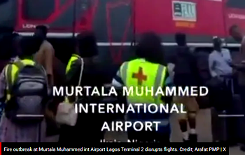 Fire breaks out at Lagos airport terminal, no casualty recorded — FAAN
