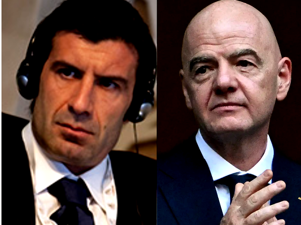 FIFA: ‘Too late to save your dignity’, Luis Figo asks Infantino to resign
