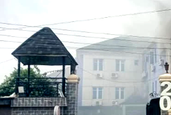 Panic as fire razes hotel in Lagos, no casualty recorded