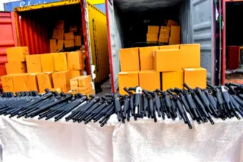 NCS uncovers 399 rifles in Tin Can port shipment