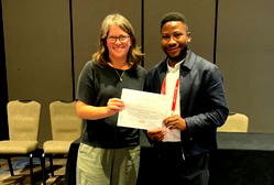 Nigerian doctoral student wins two major awards at top U.S. journalism conference