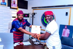 Hassan resumes as Adeleke’s SA on legislative matters, visits Osun Assembly Speaker