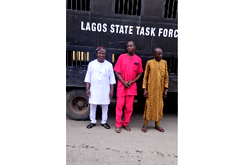 3 arrested removing brain-box from VIS van in Lagos