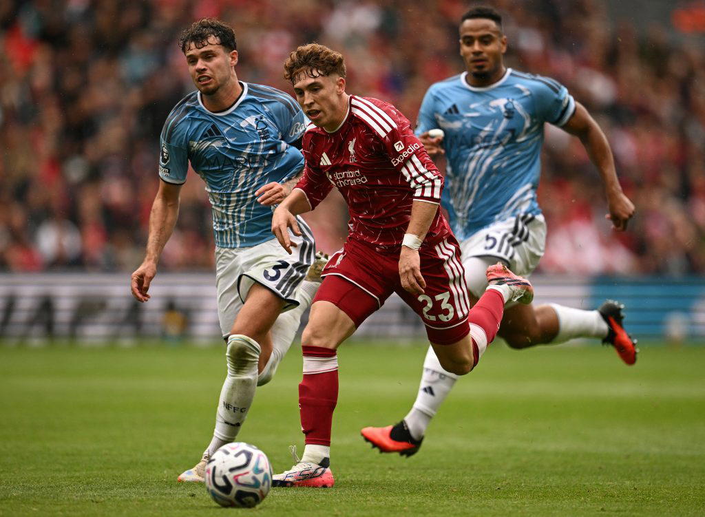 Victor Muñoz’s late equaliser rescues Liverpool 2-2 draw with Nottingham Forest