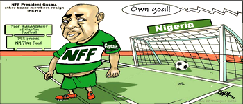 Cartoon: ‘Sir, is that the game in your stomach?’