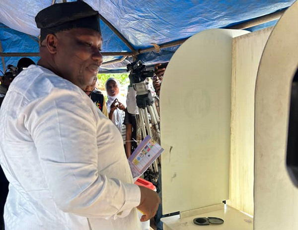 Osun election: ‘I will win this poll’ —  ADC candidate Najeem votes, expresses confidence