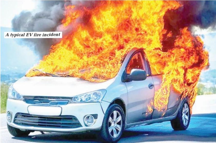 Why electric vehicle fire requires expert handling – Fire Service