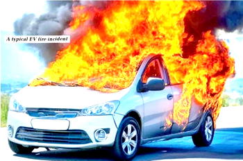 Why electric vehicle fire requires expert handling – Fire Service