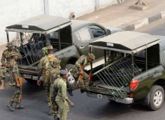 Osun Election: Soldiers restrict movement along INEC Office Road